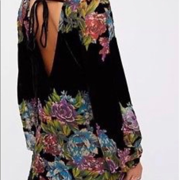 Free People Misha Burnout Mini Dress NWT - Picture 2 of 2